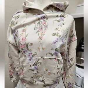 LOVE SHACK FANCY x GAP FLORAL HOODIE XL